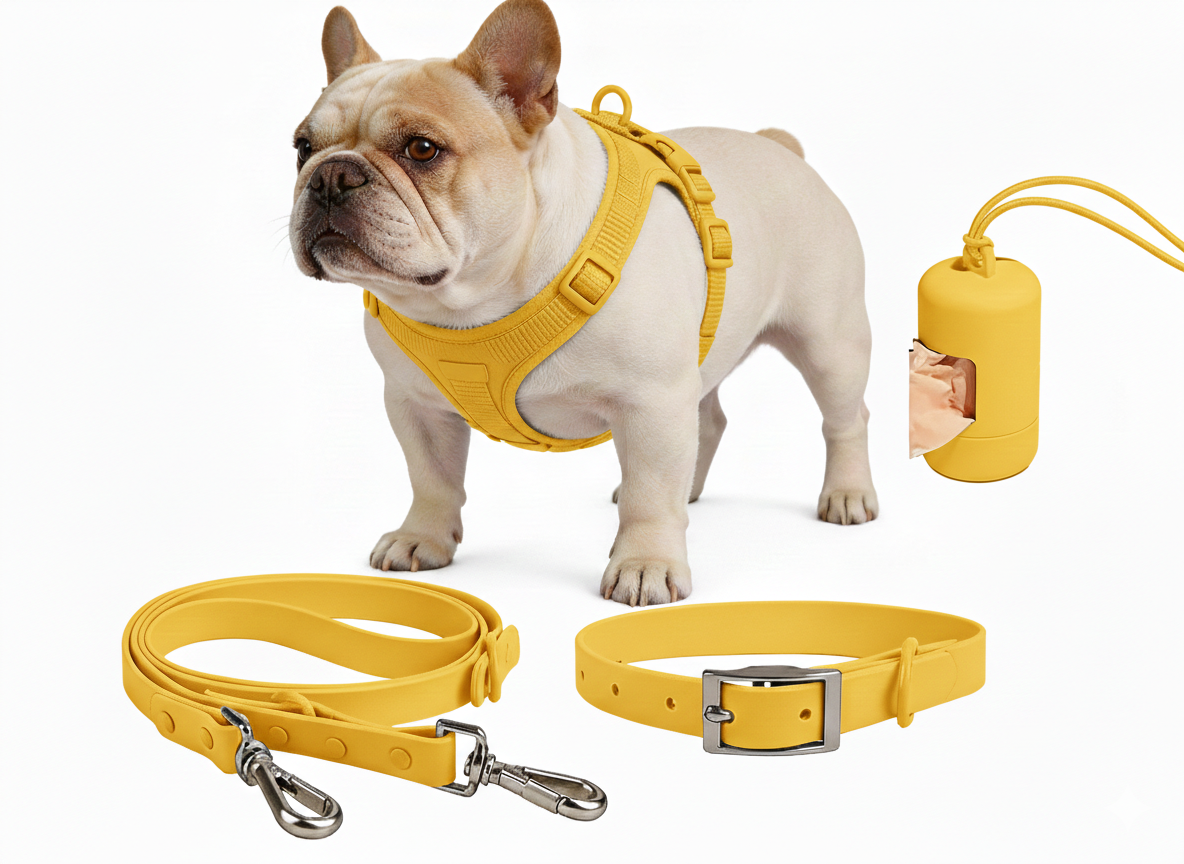 Cushioned Harness + Waterproof Leash Walk Kit