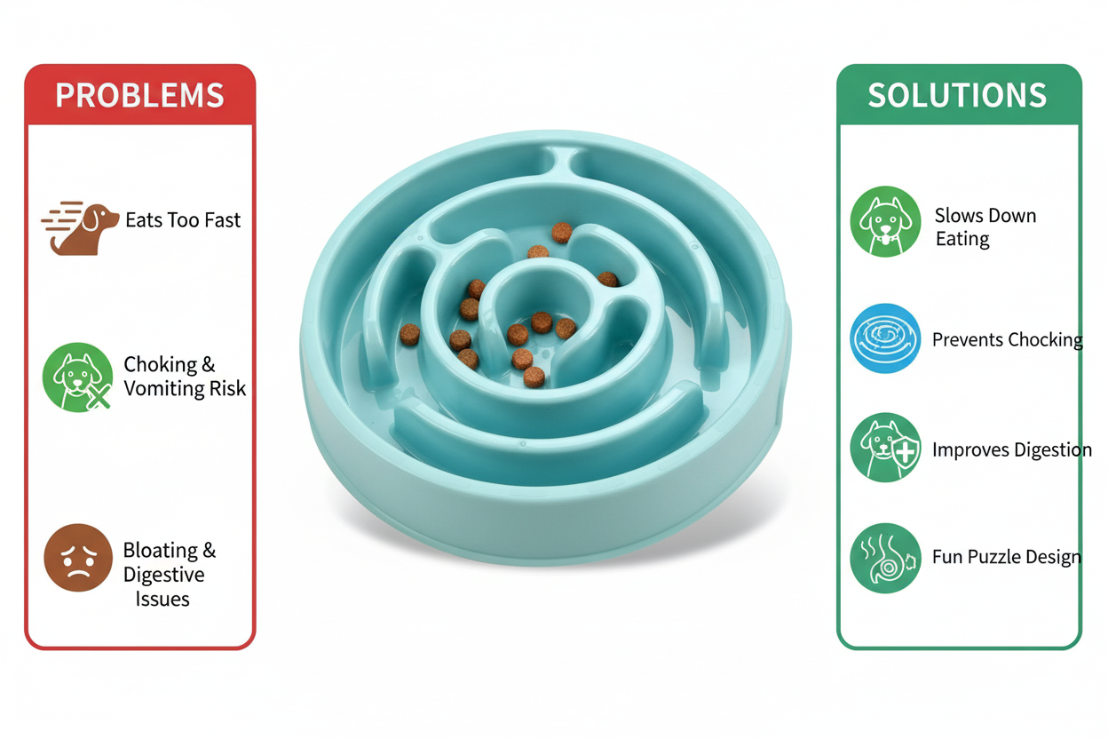 Slow Feed Mate Dog Bowl - Problems & Solutions